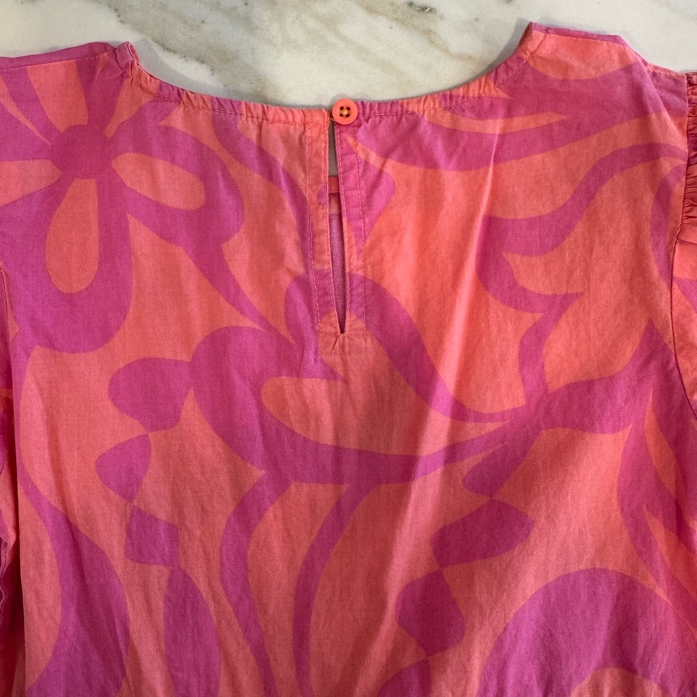 Mini Boden bright dress. Size 6-7 - Picture 3 of 5
